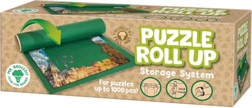 Mr. Broccoli Puzzle Roll Up Aufbewahrungssystem, für Puzzles bis 1000 Teile von Mr. Broccoli