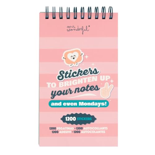 Mr. Wonderful - Pad of stickers to brighten up your notes von Mr. Wonderful