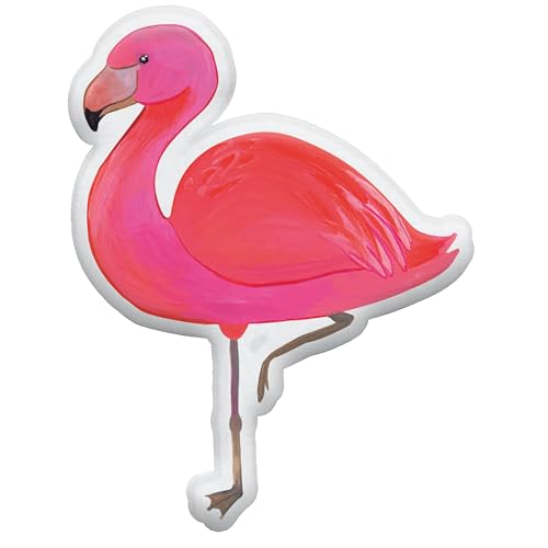 Mr. & Mrs. Panda Kissen Kuscheltier Flamingo Classic 25 cm - Geschenk, stolz, Außenseiter, Spruch, rosa, Tierkissen, Plüschtier, Stolz, Selbstliebe von Mr. & Mrs. Panda