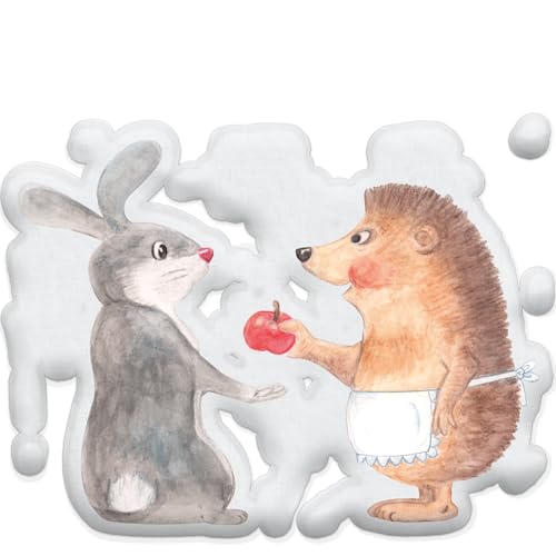 Mr. & Mrs. Panda Personalisiertes Kissen Kuscheltier Hase Igel 35 cm - Personalisierte Geschenke, Gute Laune, Tiere, Trösten, Herzschmerz, Mr. & Mrs. Panda Personalisiertes Kissen Kuscheltier Hase Igel 35 cm - Personalisierte Geschenke, Gute Laune, Tiere, Trösten, Herzschmerz, von Mr. & Mrs. Panda