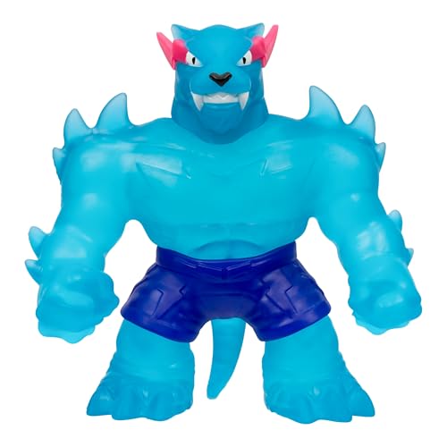 MrBeast Lab – dehnbarer Iconic Panther der Heroes of GOO JIT Zu; Drücke und dehne den Panther von MrBeast bis zu 3X in Seiner Größe; Sammle alle 3 Figuren; Iconic, Hypercharged und Legendary Panther von MRBEAST LAB