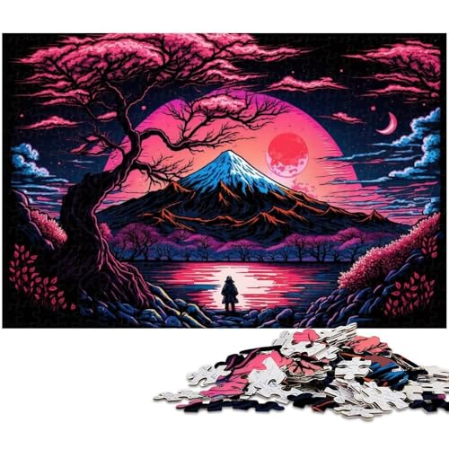 1000-teiliges Puzzle „Mount Fuji“, anspruchsvolles Denkspiel für Teenager, unterhaltsames interaktives Spiel für die ganze Familie, 50x75cm/19,68x29,52 Zoll 1000-teiliges Puzzle „Mount Fuji“, anspruchsvolles Denkspiel für Teenager, unterhaltsames interaktives Spiel für die ganze Familie, 50x75cm/19,68x29,52 Zoll von MrChunlong