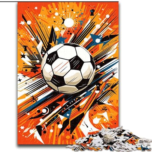 Puzzle für Erwachsene, 1000 Teile, bunter Fußball aus Holz, lustige Aktivität für zu Hause, 50x75cm, spannende Aktivität für den Spieleabend mit der Familie Puzzle für Erwachsene, 1000 Teile, bunter Fußball aus Holz, lustige Aktivität für zu Hause, 50x75cm, spannende Aktivität für den Spieleabend mit der Familie von MrChunlong