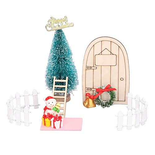 1:12 Weihnachts-Puppenhaus-Dekorationszubehör, Weihnachts-Feengarten-Zubehör, Mini-Weihnachtsdekorationen, Ornamente, Puppenhaus-Zubehör von Mrisata