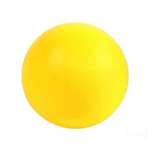 18CM Mute Ball Schwamm Weicher Hüpfball Geräuschreduzierung Kinder Indoor-Sportschwammschlägerball, Schaumstoff-Sportbälle, Schaumstoffball Schwammball Indoor-Aktivitätsball (Gelb) von Mrisata