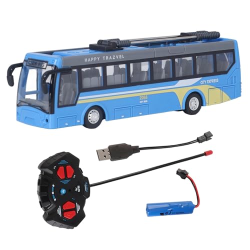 Ferngesteuertes Busspielzeug, Hohe Simulation Aller Richtungen, Wiederaufladbarer RC-Schulbus für Kinder, Ferngesteuerter Bus, RC-Schulbus, Einfache Steuerung, Elektronisches von Mrisata