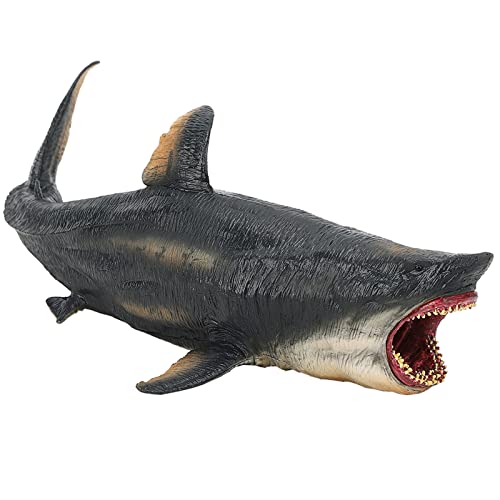 Haie Modell Simulation Marine Ozean Meeresleben Tierfigur Megalodon Lernspielzeug (Neues hohles Megalodon-Modell) von Mrisata