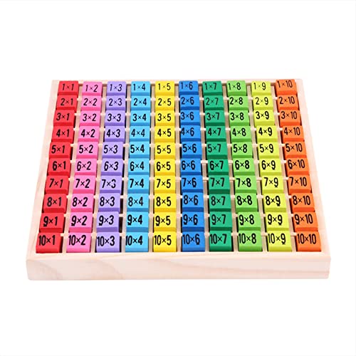 Holzpädagogik Mathematik Baby Blocks Puzzle für 10 * 10 Multiplikationstabelle von Mrisata