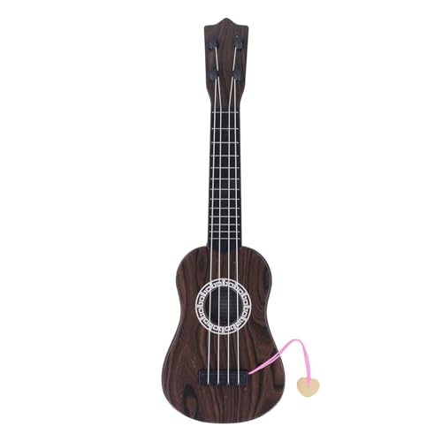 Kinder-Ukulele-Gitarre, 4 Saiten, Mini-Gitarre, Kindermusikinstrumente, Lernspielzeug mit Plektren Kleinkinder, Kinder, Jungen, Mädchen, Anfänger, Mini-Kindergitarre mit (B) von Mrisata