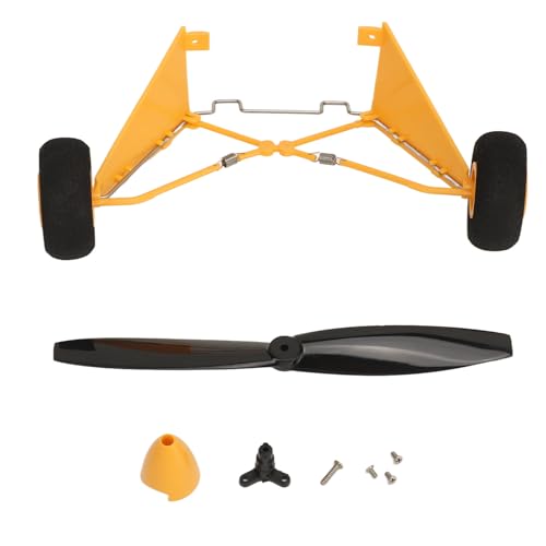 Mrisata RC Flugzeug Propeller und Fahrwerk Set für WLtoys XK A160, Propeller und Fahrwerk Set RC Flugzeug Ersatzteile für WLtoys XK A160 RC Starrflügelflugzeug von Mrisata