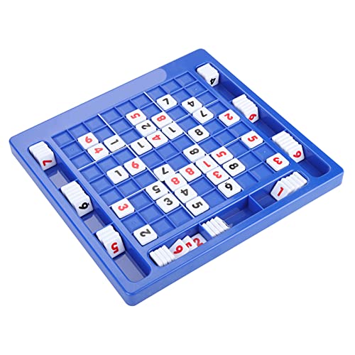 Mrisata Sudoku Anzahl Würfel Spielzeug Mathe Lernen Puzzle Pädagogisches Spiel Erwachsene Blue Board 81 Würfel von Mrisata