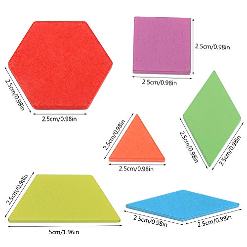 Pädagogisches Holzspielzeug-Set für, Training, Form, Puzzle, Vorschul-Lernen von Mrisata