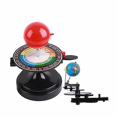 Sonnensystem Sun Earth Moon Orbital Planetarium Model Bildungsplanetarium Projekt Kit für Wissenschaft Astronomie Unterricht, Erdmond -Sonnenumlaufmodell, Geographie Modell (Bunt) von Mrisata