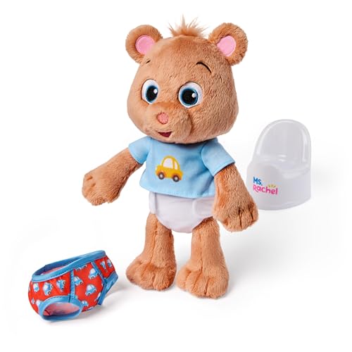 Ms. Rachel Offizieller Töpfchen-Teddybär mit Bohne, 27,9 cm, Plüsch-Teddybär mit Spieltoilette und Zubehör, Kleinkindspielzeug für Mädchen und Jungen ab 18 Monaten bis 3 Jahren Ms. Rachel Offizieller Töpfchen-Teddybär mit Bohne, 27,9 cm, Plüsch-Teddybär mit Spieltoilette und Zubehör, Kleinkindspielzeug für Mädchen und Jungen ab 18 Monaten bis 3 Jahren von Ms. Rachel