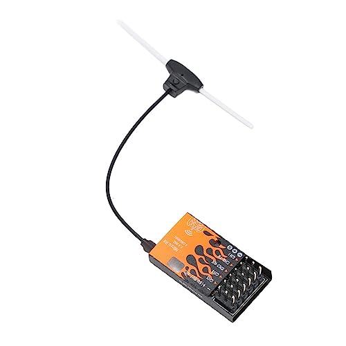 Mtlavishness ExpressLRS Micro Receiver unterstützt 5-Kanal-PWM-Ausgänge, ausfallsichere Funktion mit IPEX MHF T-Antenne für RC-Hubschrauber, Autos, Boote von Mtlavishness