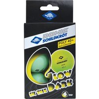 Donic-Schildkröt - Tischtennisball Glow in the Dark, 6 floureszierende Bälle in Poly 40+ Qualität von Mts Sportartikel