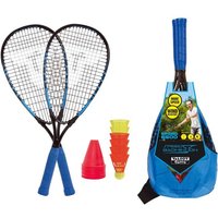 MTS 490116 - Speed-Badminton Set SPEED 6600 im Slingbag, 2 Alu-Rackets, 6 Bälle, black/blue MTS 490116 - Speed-Badminton Set SPEED 6600 im Slingbag, 2 Alu-Rackets, 6 Bälle, black/blue von Mts Sportartikel