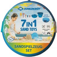 Schildkröt Funsport - 7in1 Sand Toys Falteimer Set - Blau von Mts Sportartikel