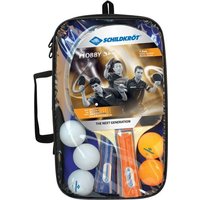 Tischtennis Set Hobby für 4 Spieler, 4 Schläger mit 5 Bälle in Tasche Tischtennis Set Hobby für 4 Spieler, 4 Schläger mit 5 Bälle in Tasche von Mts Sportartikel