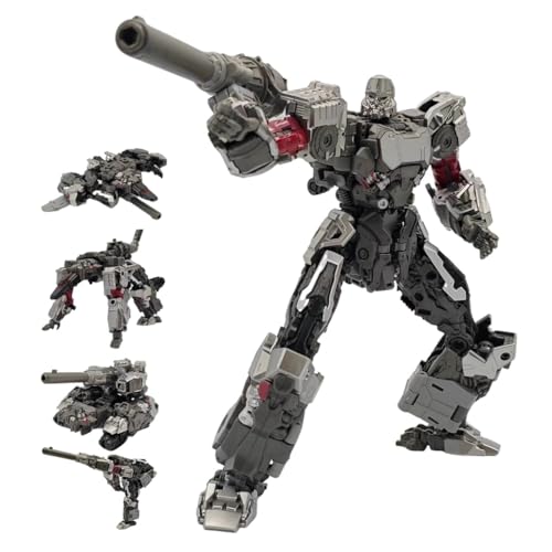 Megatron Transformer Spielzeug, Anime-Actionfiguren MX6601, 5 Modi, Roboter, Flugzeug, Panzer, Waffe, Biest, KO-Version, 7,87 Zoll von MuMOQX