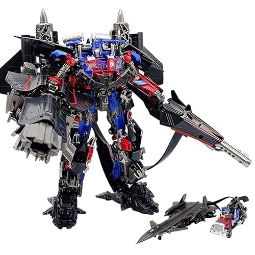 MuMOQX Jetfire-Transformer-Spielzeug, Skyfire, Anime-Actionfiguren TW-1103 + TW-1022, 5 Modi for Freien Umschalten, Roboter Und Flugzeug, Auto Und Roboter Können Kombiniert Werden, KO-Version von MuMOQX