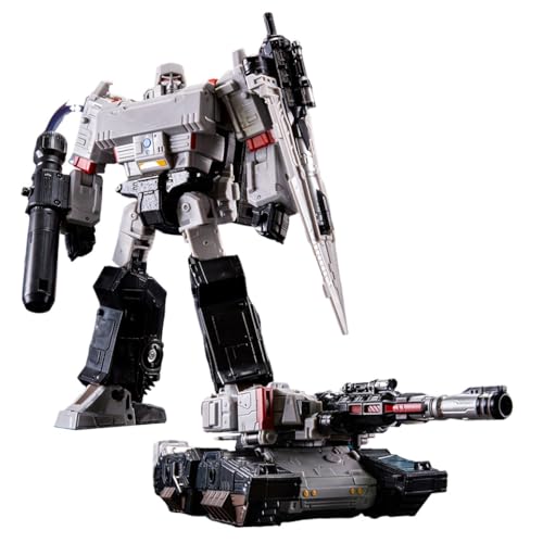 MuMOQX Megatron Transformer Spielzeug, Anime-Actionfiguren 6631, Roboter, Panzer, KO-Version, 21 cm von MuMOQX