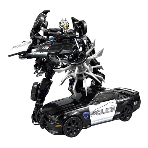 MuMOQX Rollbar Transformer，Anime-Actionfiguren XP15, 2 Modi – Roboter- Und Polizeiauto-Modelle, KO-Version von MuMOQX