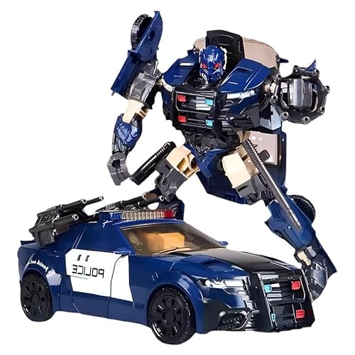 MuMOQX Rollbar Transformer，Anime-Actionfiguren YS05, 2 Modi – Roboter- Und Polizeiauto-Modelle, KO-Version von MuMOQX