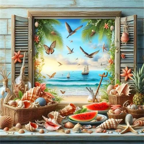 Fenster mit Meerblick Puzzle 90 Teile, Impossible Puzzles Erwachsene 90 Teile, Lernspiel Herausforderung Spielzeug, Farbenfrohes Legespiel für Home Dekoration Fenster mit Meerblick Puzzle 90 Teile, Impossible Puzzles Erwachsene 90 Teile, Lernspiel Herausforderung Spielzeug, Farbenfrohes Legespiel für Home Dekoration von Muaor