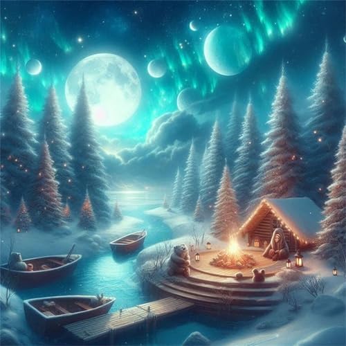 Winter Baum Mond Puzzle 90 Teile, Impossible Puzzles Erwachsene 90 Teile, Lernspiel Herausforderung Spielzeug, Farbenfrohes Legespiel für Home Dekoration Winter Baum Mond Puzzle 90 Teile, Impossible Puzzles Erwachsene 90 Teile, Lernspiel Herausforderung Spielzeug, Farbenfrohes Legespiel für Home Dekoration von Muaor