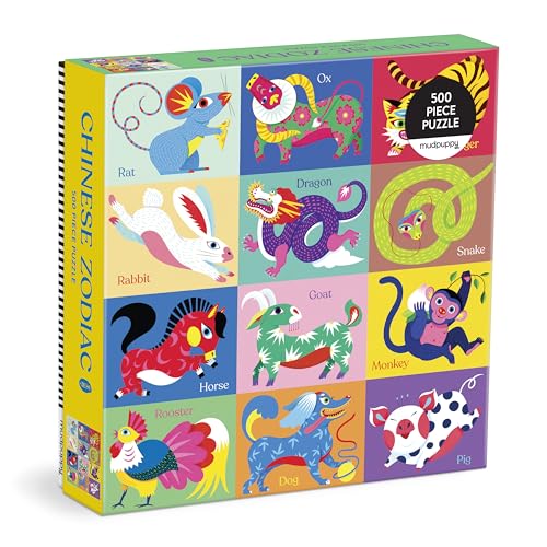 Chinese Zodiac Family Puzzle: 500 Pieces Chinese Zodiac Family Puzzle: 500 Pieces von MudPuppy