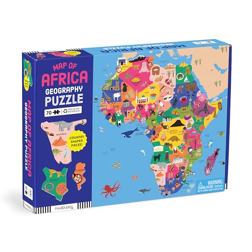 Map of Africa Geography Puzzle: 70 Pieces Map of Africa Geography Puzzle: 70 Pieces von MudPuppy