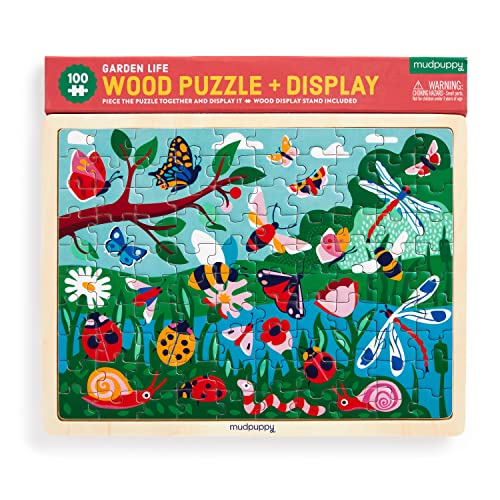 Garden Life 100 Piece Wood Puzzle + Display von Mudpuppy Press