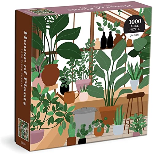 Galison 9780735371910 House of Plants Jigsaw Puzzle, Multicoloured, 1000 Pieces von Galison