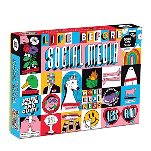 Life Before Social Media 1000 Piece Puzzle von Galison