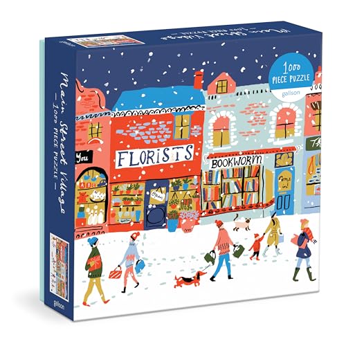 Main Street Village 1000Pc Puzzle: 1000 Piece Puzzle von Galison