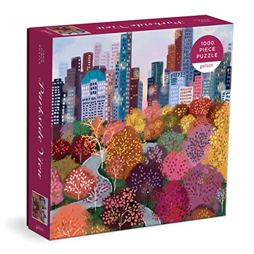 Galison 9780735371682 Parkside View Jigsaw Puzzle, Multicoloured, 1000 Pieces von Galison