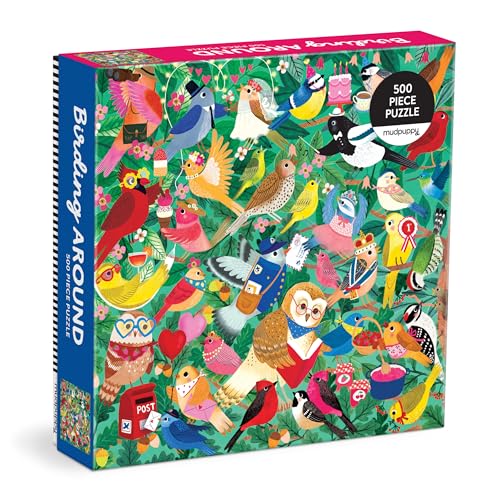 Happy Bird Day 500 Piece Family Puzzle Happy Bird Day 500 Piece Family Puzzle von Mudpuppy