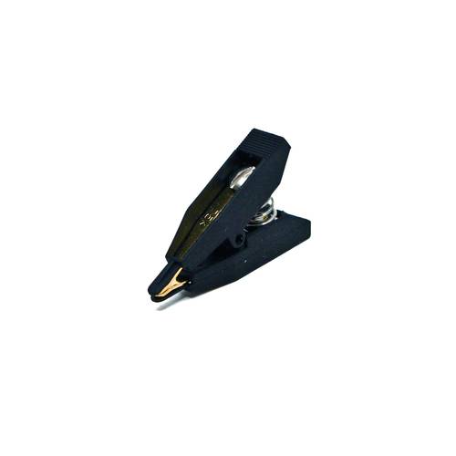 Mueller Electric BU-75K Miniatur-Kelvin-Clip Schwarz Klemmbereich max.: 3mm Länge: 41.30mm 1St. von Mueller Electric