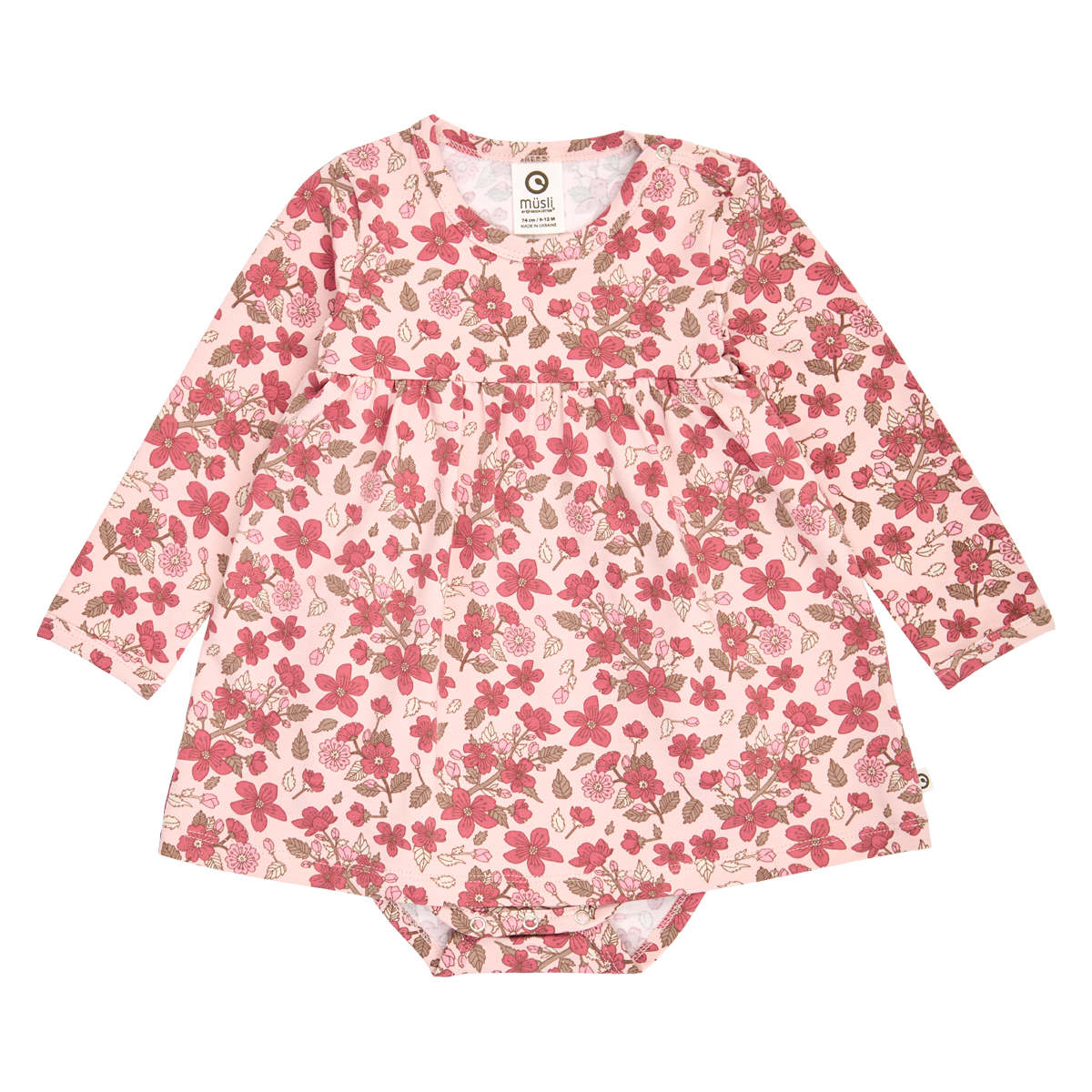 Müsli by green Cotton - Body-Kleid geblümt baby blush 92 Müsli by green Cotton - Body-Kleid geblümt baby blush 92 von Müsli by green Cotton