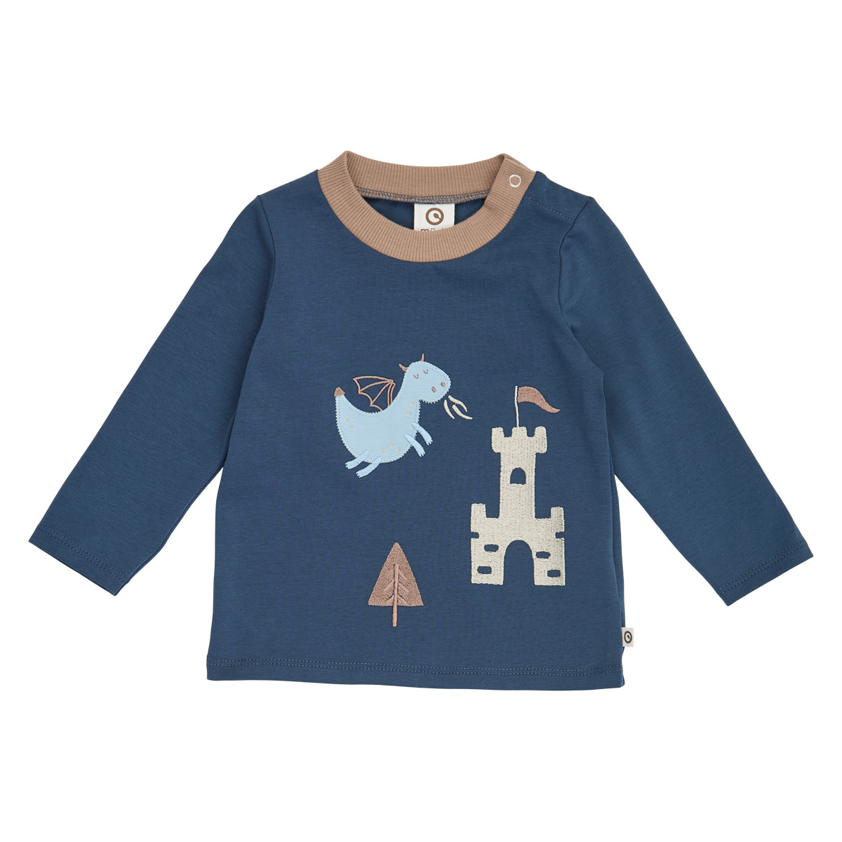 Müsli by green Cotton - Langarmshirt "kleiner Drache" baby navy 68 Müsli by green Cotton - Langarmshirt "kleiner Drache" baby navy 68 von Müsli by green Cotton
