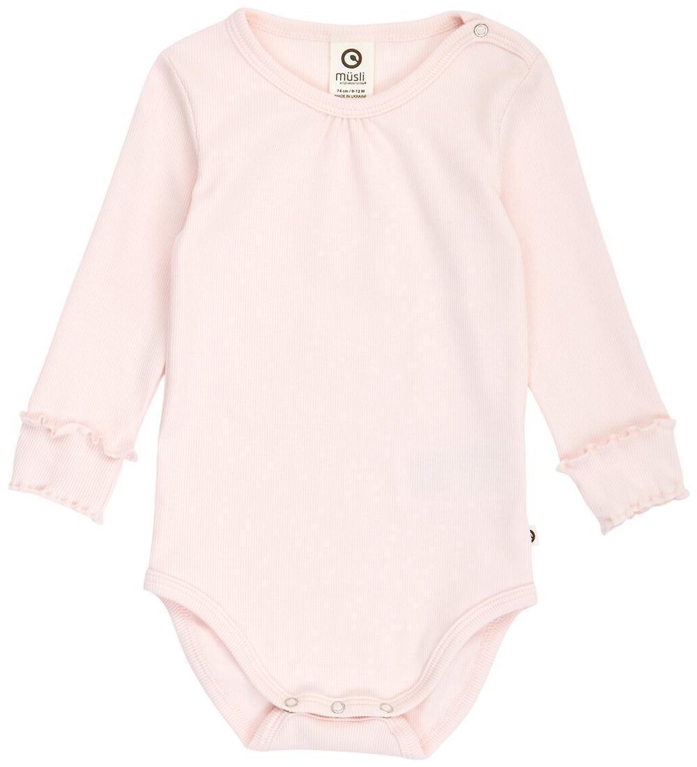 Müsli Body l/ä - Rib - Cozy Me Deco - Primrose - Müsli - 68 - Body L/Ä Müsli Body l/ä - Rib - Cozy Me Deco - Primrose - Müsli - 68 - Body L/Ä von Müsli