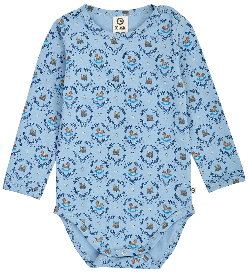 Müsli Body l/ä - Soft Blue/Navy/Oak - Müsli - 74 - Body L/Ä Müsli Body l/ä - Soft Blue/Navy/Oak - Müsli - 74 - Body L/Ä von Müsli