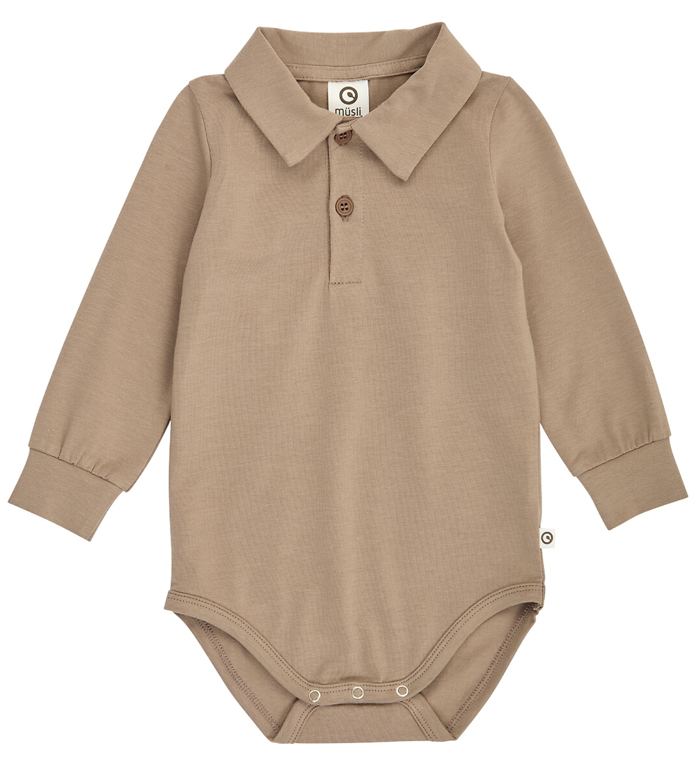 Müsli Hemdbody l/ä - Cozy Ich - Walnuss - Müsli - 74 - Body L/Ä Müsli Hemdbody l/ä - Cozy Ich - Walnuss - Müsli - 74 - Body L/Ä von Müsli