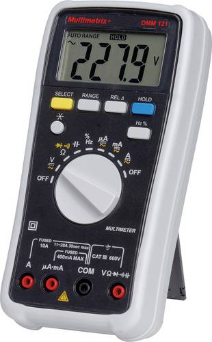 Multimetrix DMM 121 Hand-Multimeter digital CAT III 600V Anzeige (Counts): 4000 von Multimetrix