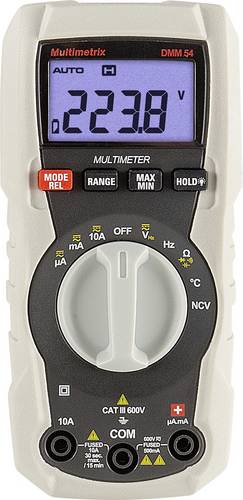 Multimetrix DMM 54 Hand-Multimeter digital CAT III 600V Anzeige (Counts): 4000 von Multimetrix