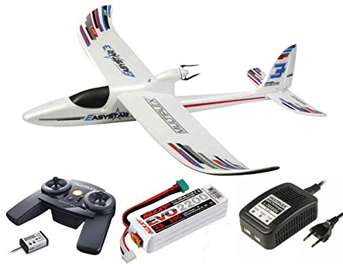 Unbekannt 1-01503 Easy Star 3 Mode 2/4 Weiß RC Einsteiger Modellflugzeug RtF 1366mm von Multiplex