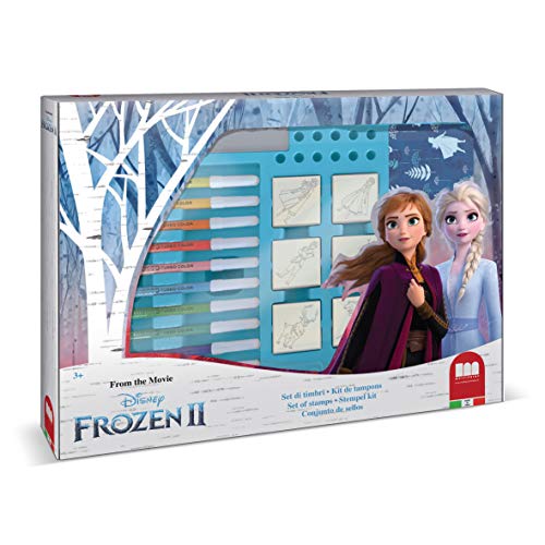 Multiprint Maxi Tasche 7 Stempel für Kinder Disney Frozen 2, 100% Made in Italy, Benutzerdefinierte Stempelset Kinder, in Holz und Naturkautschuk, Ungiftige Waschbare Tinte, Geschenkidee, Art.04981 Multiprint Maxi Tasche 7 Stempel für Kinder Disney Frozen 2, 100% Made in Italy, Benutzerdefinierte Stempelset Kinder, in Holz und Naturkautschuk, Ungiftige Waschbare Tinte, Geschenkidee, Art.04981 von Multiprint