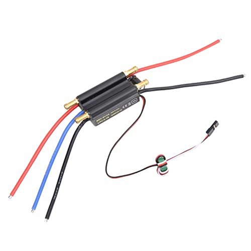 Multizenic 30A Waterproof Brushless ESC for RC Boat, High Power Load with Servo, Dual Channel Drainage, Fast Cooling, Metal Shell, Anti Interference, Easy von Multizenic