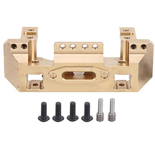 Multizenic Lenkgetriebehalterung aus Aluminiumlegierung für die vordere Stoßstange für Traxxas4/Trx4 1/10 RC Car Crawler, Gold von Multizenic